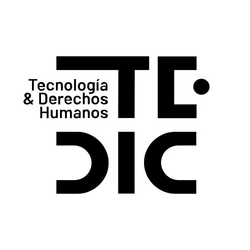Logotipo de Tedic, onde diz Tecnologia e Direitos Humanos