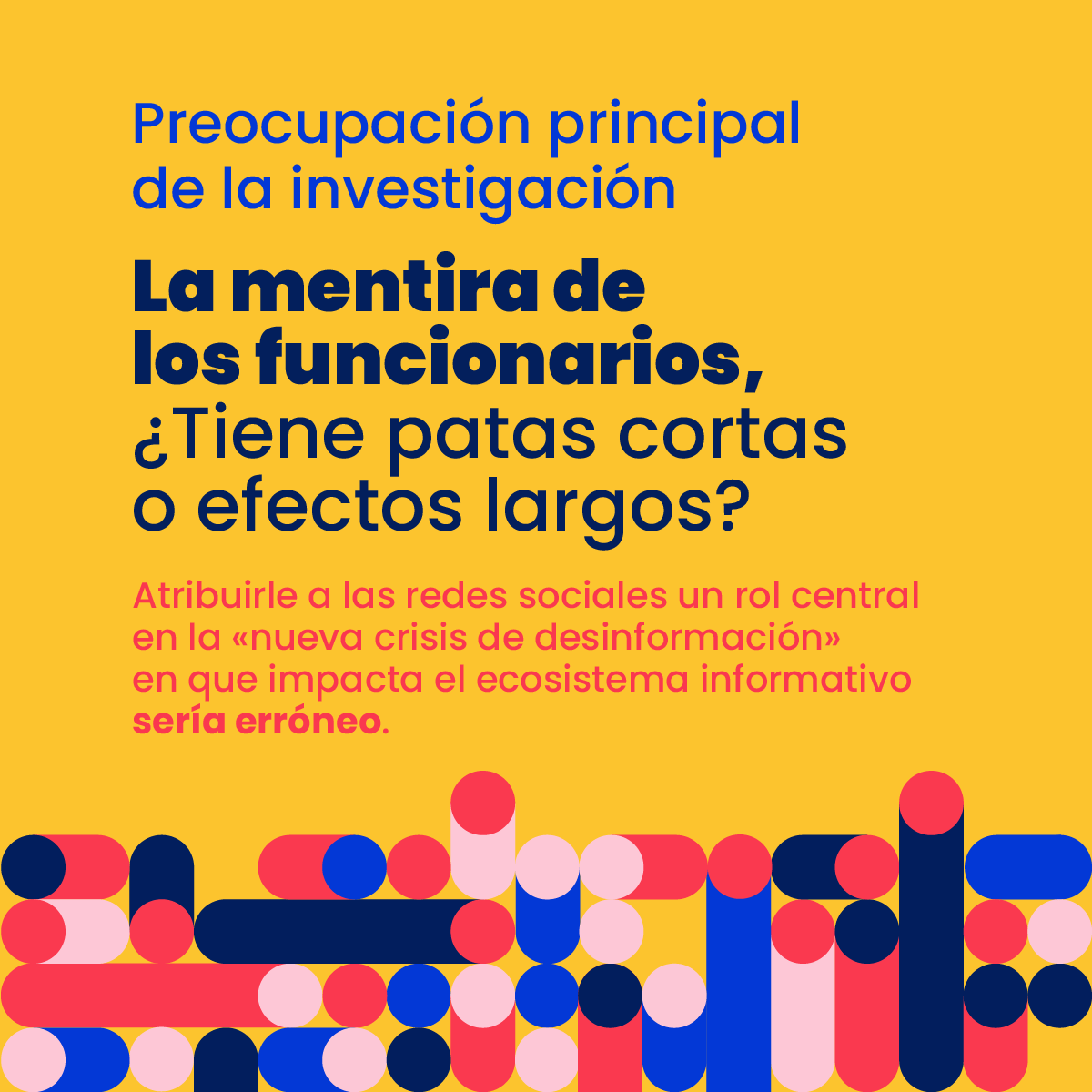 Flyer: preocupación principal de la investigación