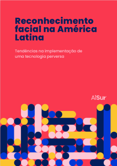 Portada de la investigación "Reconocimiento facial en América Latina"