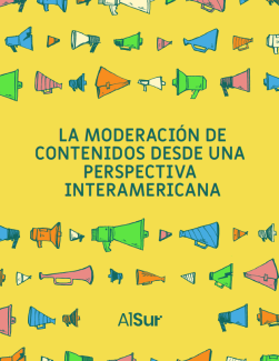 portada informe sobre moderación de contenidos